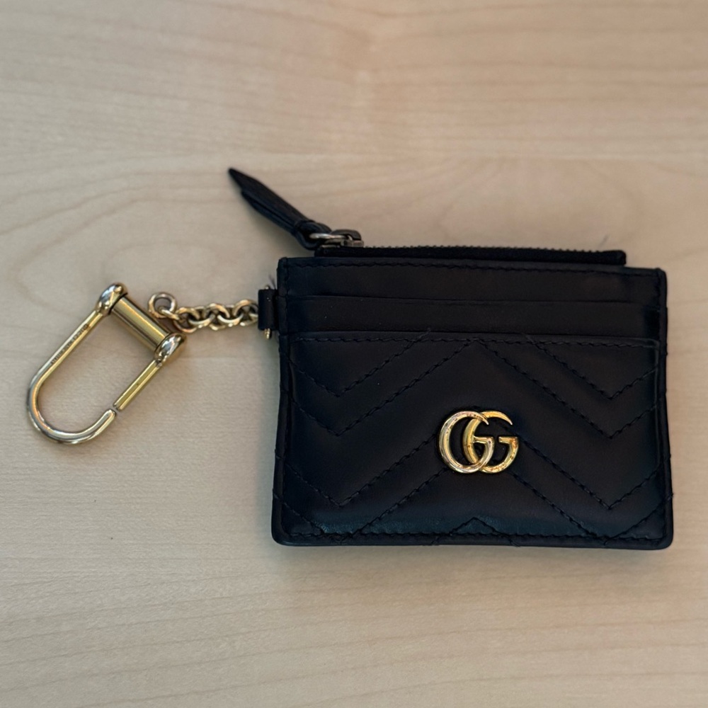 Gucci GG Marmont Keychain Wallet